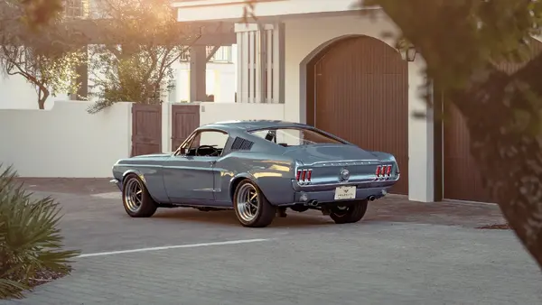 1968 Ford Mustang Fastback At Beach 02