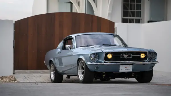 1968 Ford Mustang Fastback At Beach 03