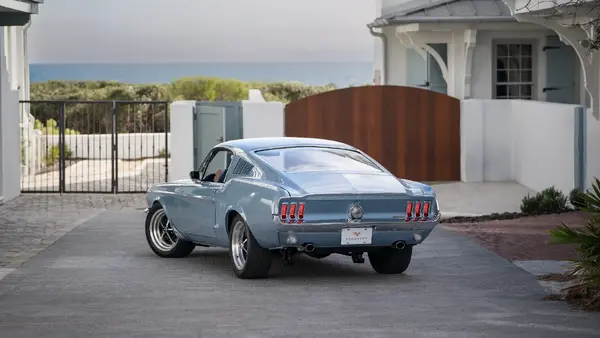 1968 Ford Mustang Fastback At Beach 04