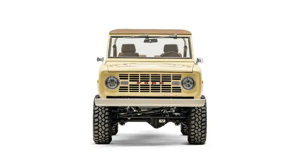 1969 Yellow Ford Bronco Ranger_11 Rear Tailgate