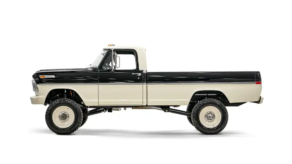 1972 Black Ford F250_2 Drivers Side 