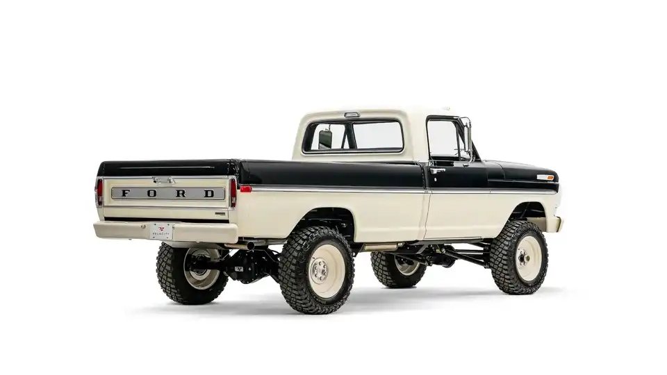 1972 Black Ford F250_9 Passenger Side Rear 3