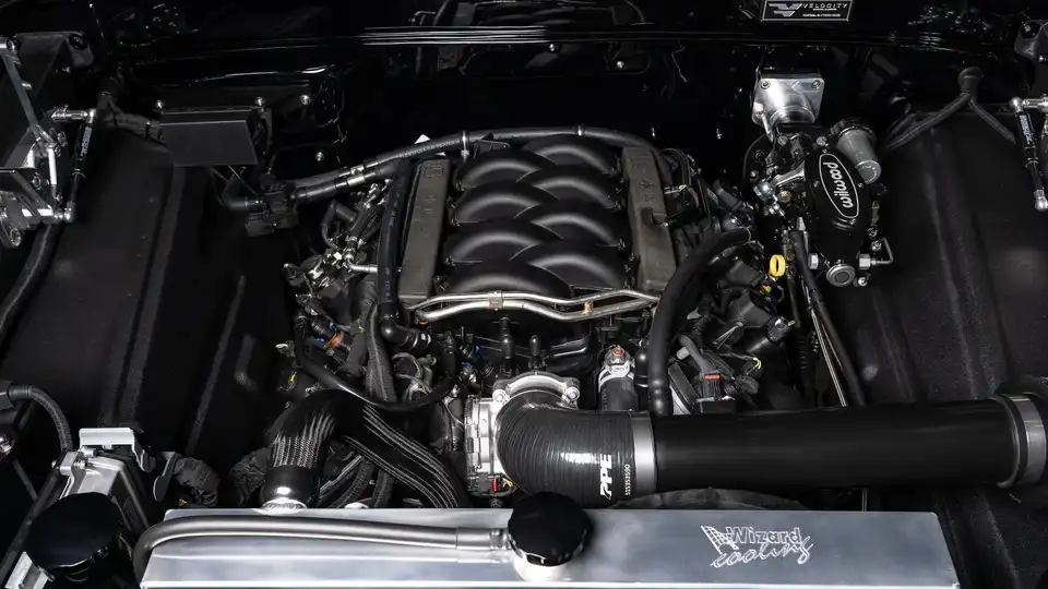 1972 Black Ford F250_27 Ford Coyote Engine