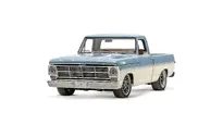 Brittany Blue 1968 Ford F100_4 Drivers Side Front 