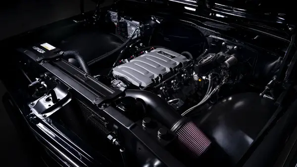 1971 Chevrolet C10 Truck_27 Engine