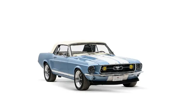 Restored Ford Mustang Convertible_6 Passenger Side Front 