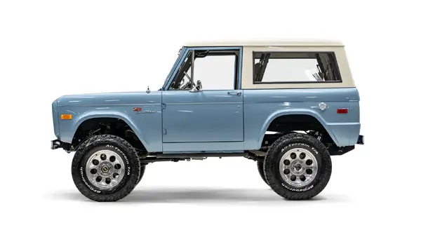 1970 Brittany Blue Ford Bronco_2 Drivers Side 