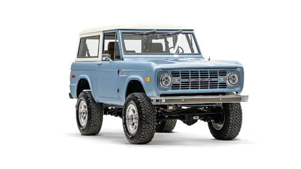 1970 Brittany Blue Ford Bronco_6 Passenger Side Front 