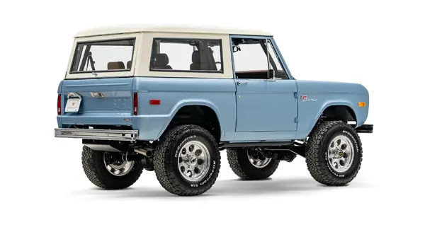 1970 Brittany Blue Ford Bronco_9 Passenger Side Rear 3