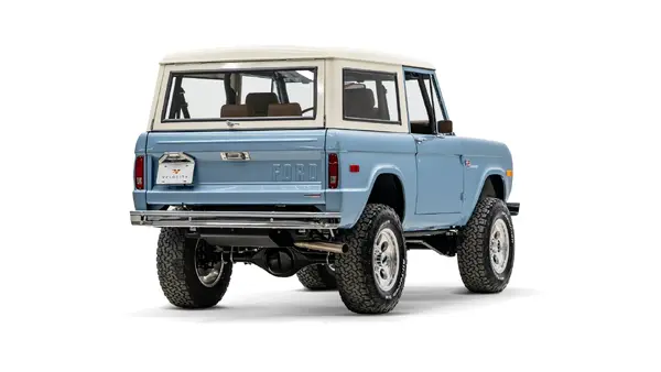1970 Brittany Blue Ford Bronco_10 Passenger Side Rear