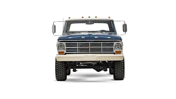 1972 Blue Ford F250_Front