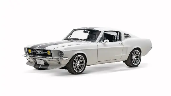 Classic Mustang Ultra Gray_3 Drivers Side Front 3.4