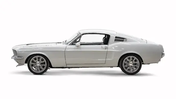 Classic Mustang Ultra Gray_2 Drivers Side 