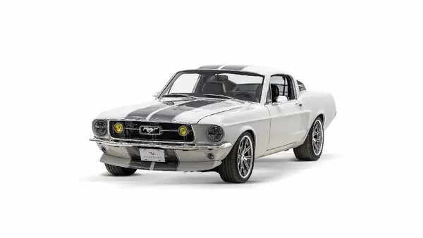 Classic Mustang Ultra Gray_4 Drivers Side Front 