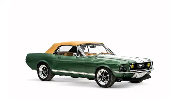 Restored 1968 Ford Mustang Convertible Top Up_7 Passenger Side Front  3.4