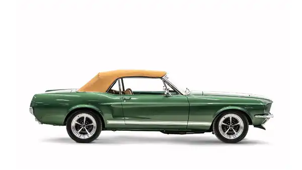 Restored 1968 Ford Mustang Convertible Top Up_8 Passenger Side