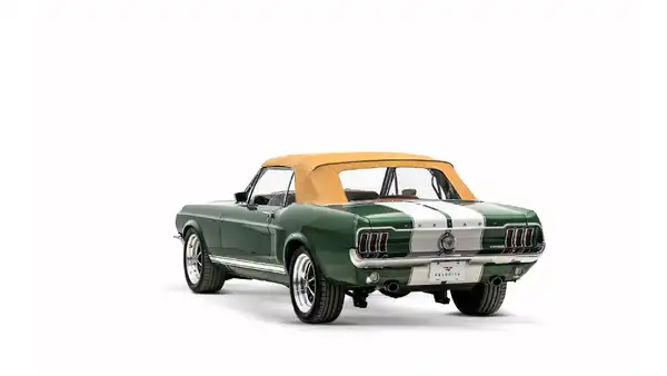 Restored 1968 Ford Mustang Convertible Top Up_12Driver Side Rear