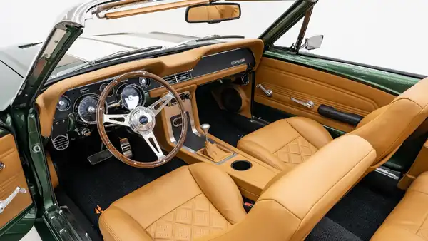 Restored 1968 Ford Mustang Convertible_ 14 15 Driver Side Interior