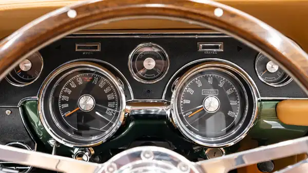 Restored 1968 Ford Mustang Convertible_15 Dakota Digital Gauges