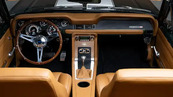 Restored 1968 Ford Mustang Convertible_17 Front Interior