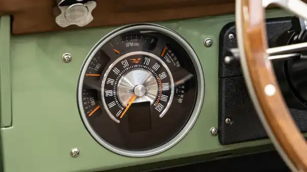 1968 Boxwood Green Bronco For Sale_15 Dakota Digital Gauges
