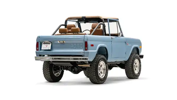 1971 Brittany Blue Bronco For Sale_10 Passenger Side Rear