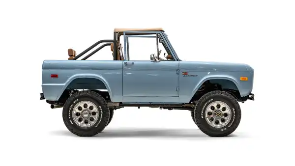 1971 Brittany Blue Bronco For Sale_8 Passenger Side