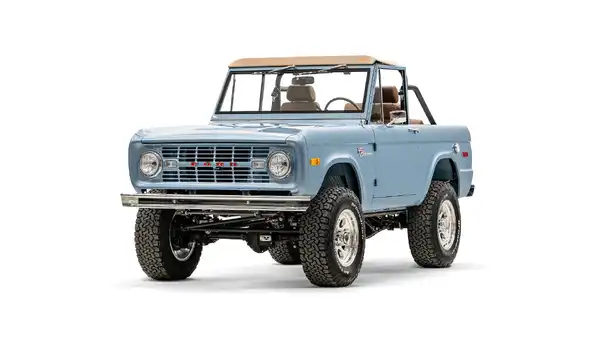 1971 Brittany Blue Bronco For Sale_4 Drivers Side Front 