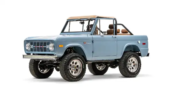 1971 Brittany Blue Bronco For Sale_3 Drivers Side Front 3.4