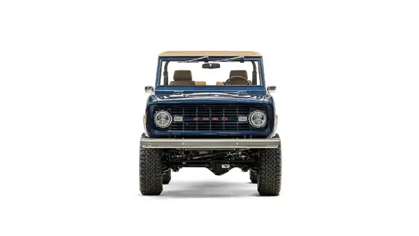 1974 Swatter Blue Ford Bronco For Sale_5 Front