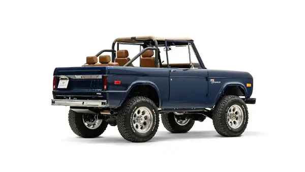 1974 Swatter Blue Ford Bronco For Sale_9 Passenger Side Rear 3
