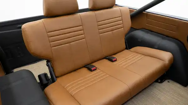 1974 Swatter Blue Ford Bronco For Sale_16 Rear Interior
