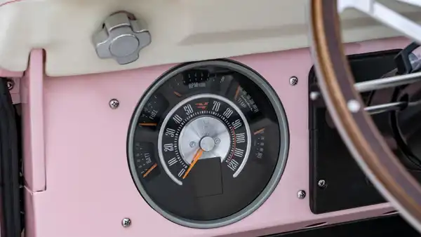 1968 Pink FOrd Bronco For Sale_15 Dakota Digital Gauges