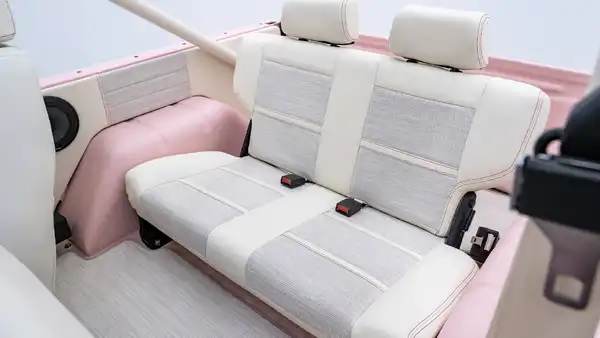1968 Pink FOrd Bronco For Sale_16 Rear Interior