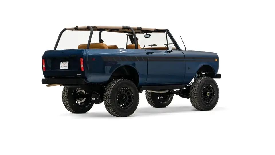 1976 North Sky Blue IH Scout 2_9 Passenger Side Rear 3