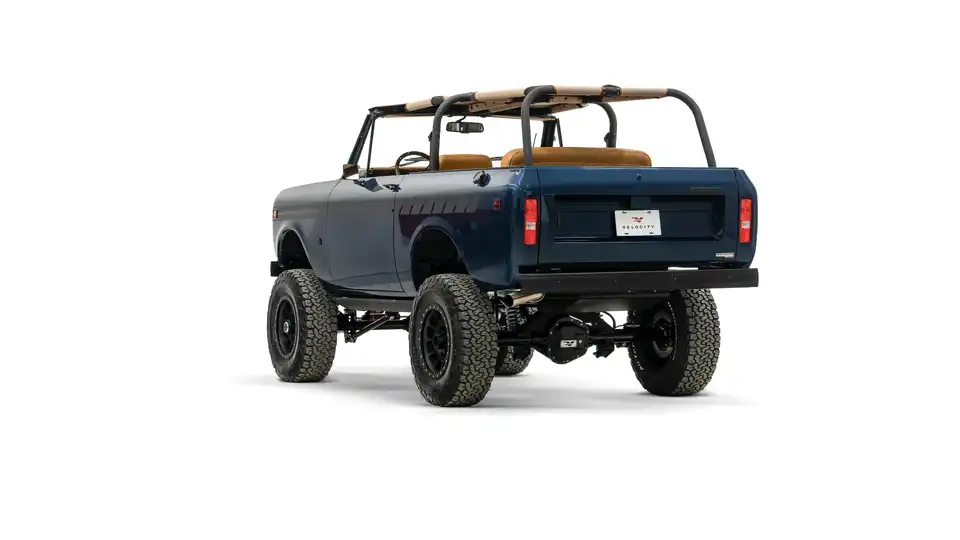 1976 North Sky Blue IH Scout 2_12Driver Side Rear