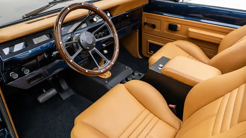 1976 North Sky Blue IH Scout 2_ 14 15 Driver Side Interior