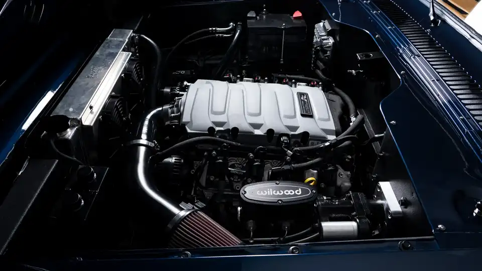 1976 North Sky Blue IH Scout 2_28 V8 Coyote Engine