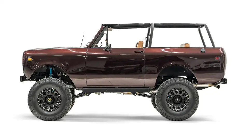 1972 Red Interntional Scout_2 Drivers Side 