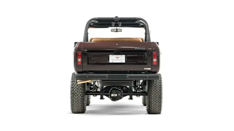 1972 Red Interntional Scout_11 Rear Tailgate