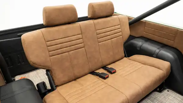 1968 Boxwood Green Bronco For Sale_16 Rear Interior