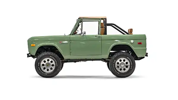 1973 Boxwood Green Bronco For Sale_2 Drivers Side 