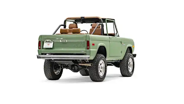 1973 Boxwood Green Bronco For Sale_10 Passenger Side Rear