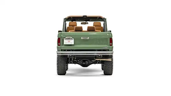 1973 Boxwood Green Bronco For Sale_11 Rear Tailgate