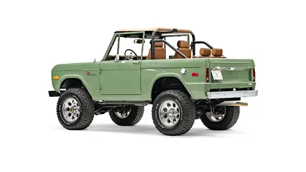 1973 Boxwood Green Bronco For Sale_13 Driver Side Rear 3.4