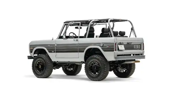 Velocity Heritage Series 1977 Ford Bronco For Sale_13 Driver Side Rear 3.4