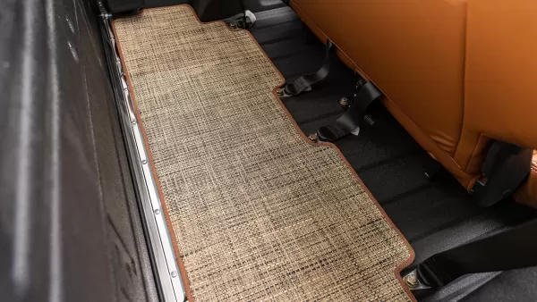 1975_Brittany Blue_Bronco_0046_Back Seat Custom Floorboard View 1