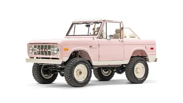 1968 Pink Ford Bronco For Sale_3 Drivers Side Front 3.4