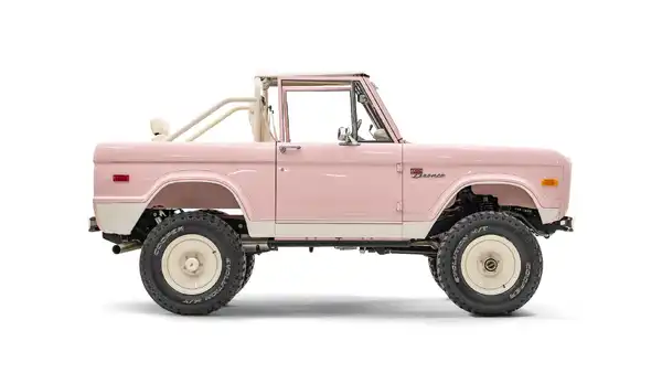1968 Pink Ford Bronco For Sale_8 Passenger Side