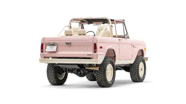 1968 Pink Ford Bronco For Sale_10 Passenger Side Rear